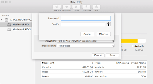 create disk image