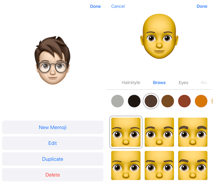 create new memoji in iMessage on iPhone