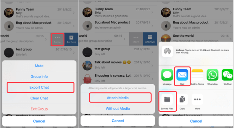 Top 4 efficient ways to backup WhatsApp messages from iPhone