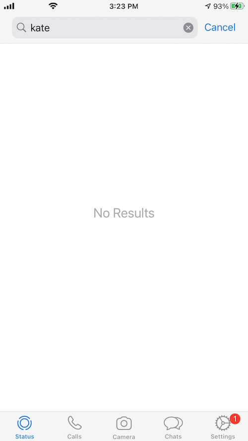 search whatsapp status