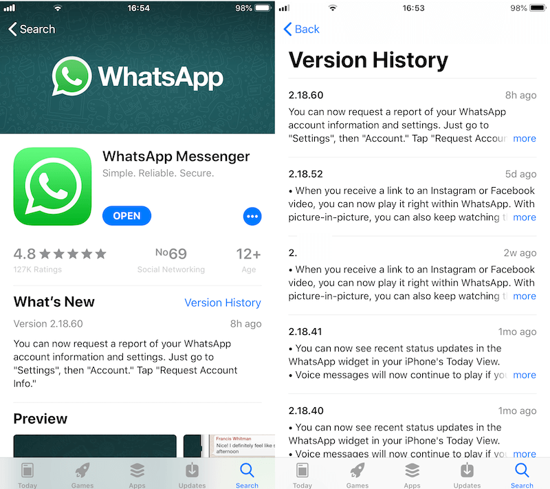 Featured image of post Whatsapp New Update Details : This new storage management tool can be found in settings.